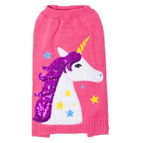 Sotnos Glitzy Unicorn Sweater XS