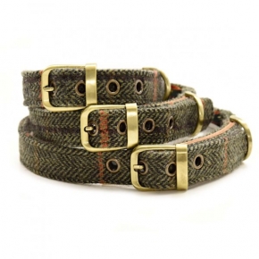 Tweed Dog Collar - Medium - 56cm - 12 Tweedmill Textiles